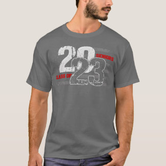 Class Of 2023 Distressed American Flag Seniors boy T-Shirt