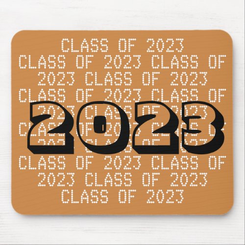 Class of 2023 Gold Mousepad by Janz