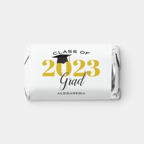Class of 2023 Graduate Modern Gold Hersheys Miniatures