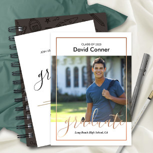 Class of 2023 Graduate Party Announcement Card