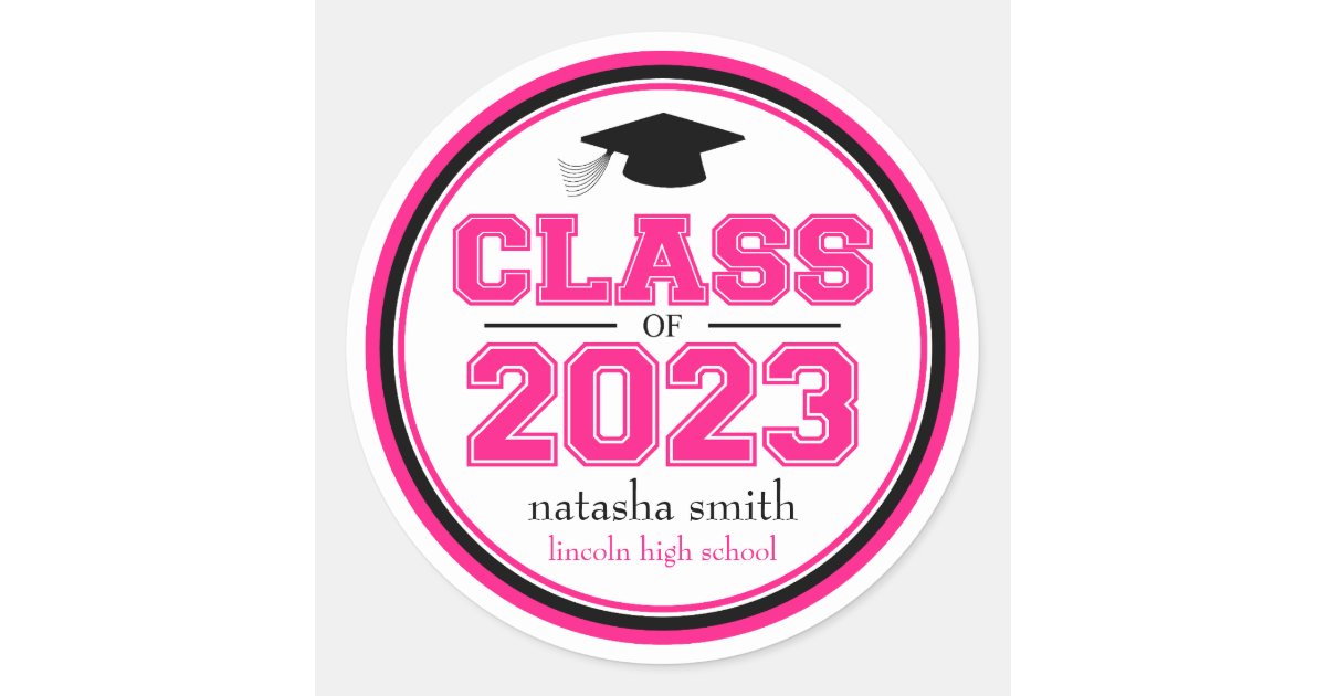 Monogram White on Light Pink Square Sticker, Zazzle in 2023