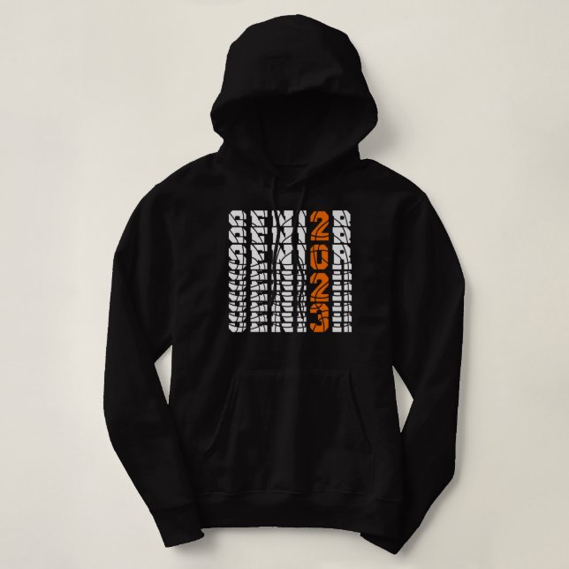 Class Of 2023 Graduation Graduate Basketball Senio Hoodie (Design Front)