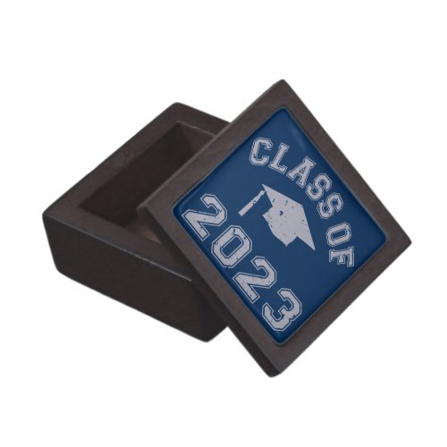 Class Of 2023 Graduation _ Grey 2 Keepsake Box