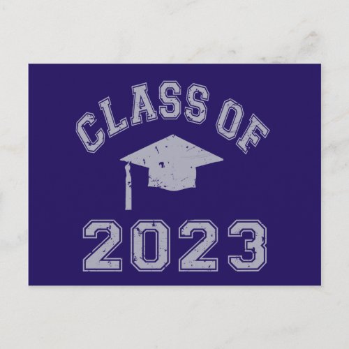 Class Of 2023 Graduation _ Grey 2 Postcard