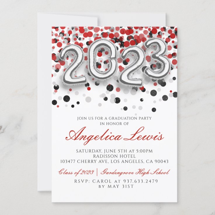 Class of 2023 Graduation Party Invitation Zazzle