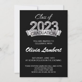 Class Of 2023 Graduation Party Invitation by AnnounceIt at Zazzle