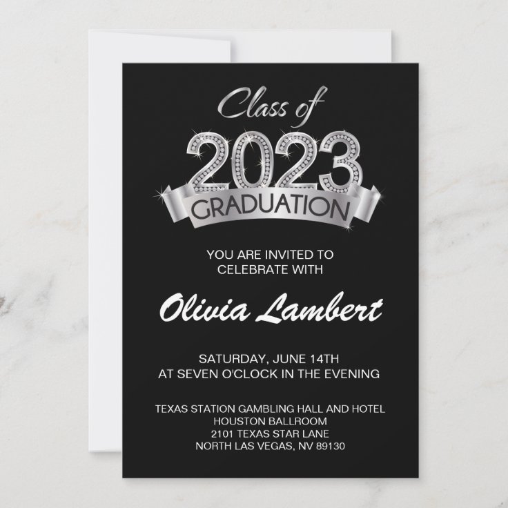 Class Of 2023 Graduation Party Invitation Zazzle 4870