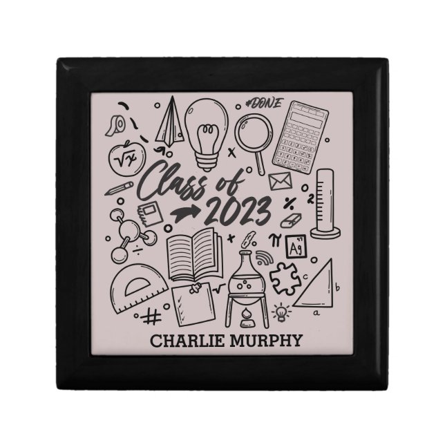Class of 2023 Graduation Science Math Graduate Gift Box (Front)
