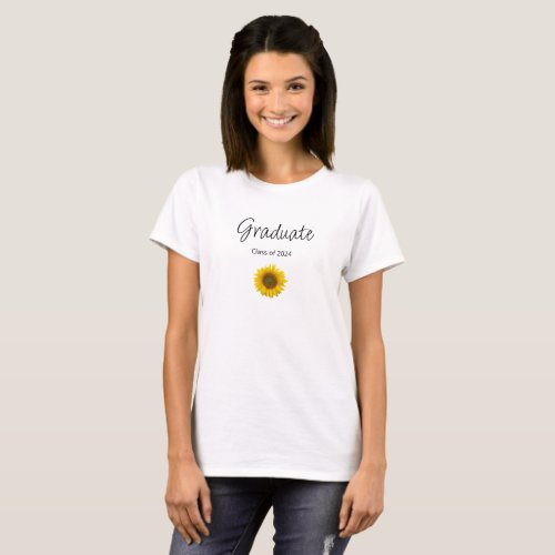 Class of 2023 Graduation Sunflower  T_Shirt