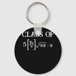 Class of 2023 Math Pi 8th Grade Graduation Keychain