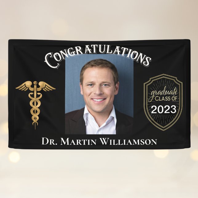 Class of 2023 Medical School Doctor Graduation Banner (Creator Uploaded)