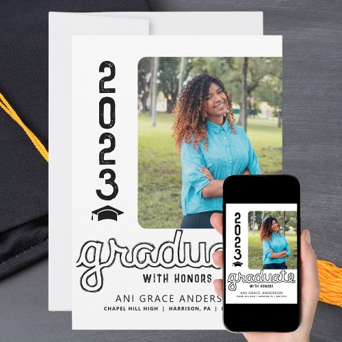 Class of 2023 Modern Graduation Announcement