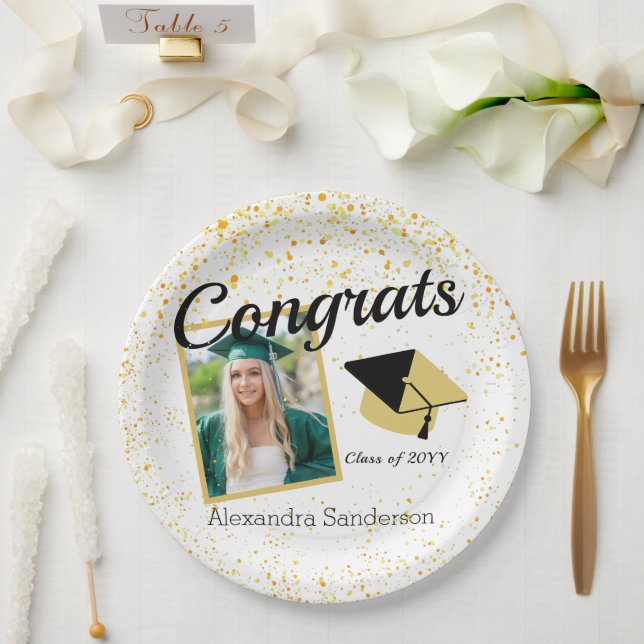 class of 2023, paper plates (Wedding)