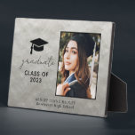 Class Of 2023 Photo Graduation Plaque<br><div class="desc">Create your own graduate plaque. Personalize this design with your own text. Further customize this design by selecting the "customize further" link.</div>
