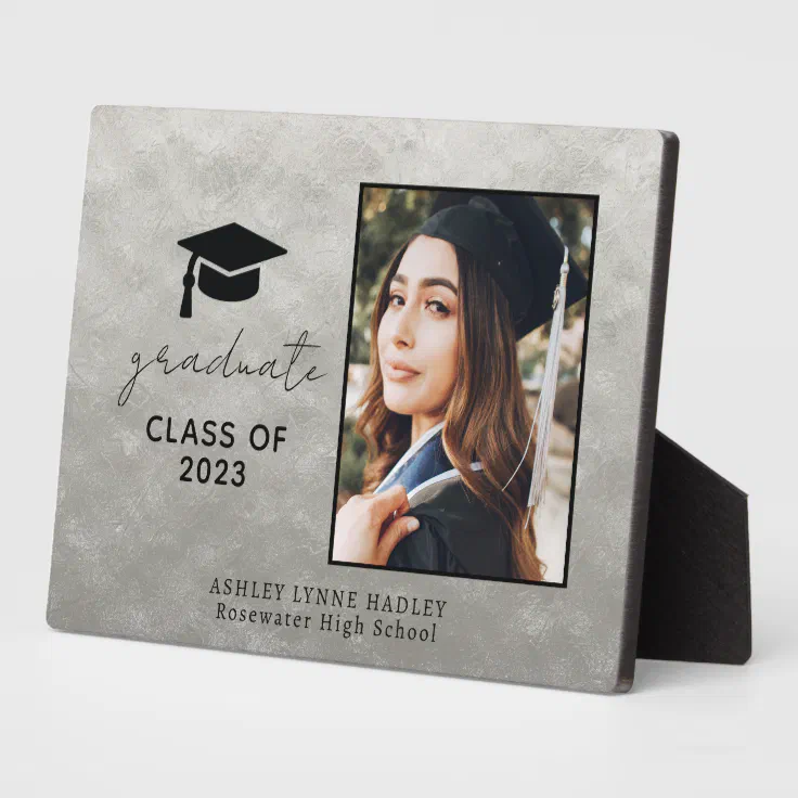 Class Of 2023 Photo Graduation Plaque | Zazzle