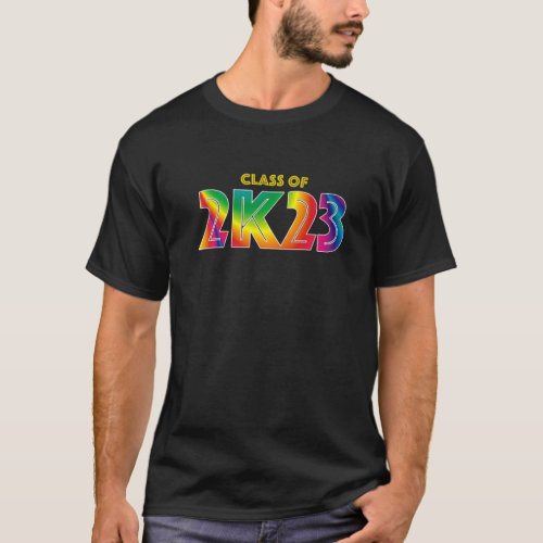 Class Of 2023 Rainbow 2K23 T_Shirt