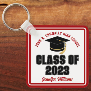  LUOZZY 8 Pcs Class of 2023 Graduation Keychains Bulk