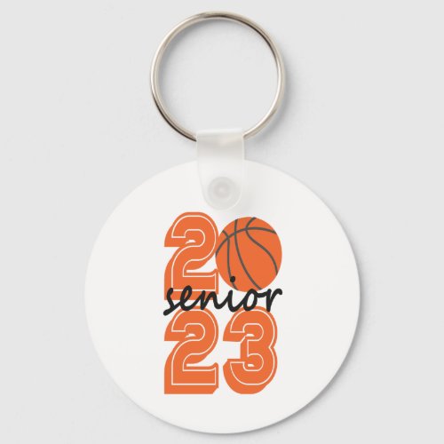 Class of 2023 Senior Basketball Graduation Gift Keychain