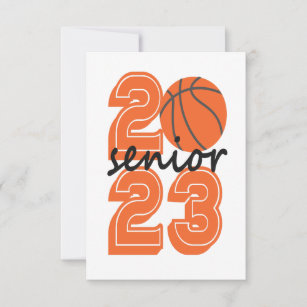 Class of 2023 Senior Basketball Graduation Gift Thank You Card