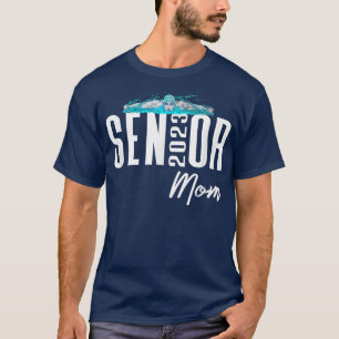 Class of 2023 Senior Mom Swim Team Swimmer Matchin T-Shirt