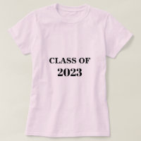 Class Of 2023 Simple Minimal Graduation Light Pink