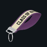 Class of 2024 2025 Personalized Name and Year Wrist Keychain<br><div class="desc">Class of 2024 2025 Personalized Name and Year</div>