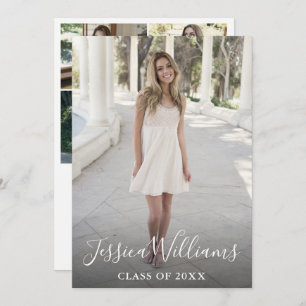 Class of 2024 5 Photos VIRTUAL Graduation Party Invitation
