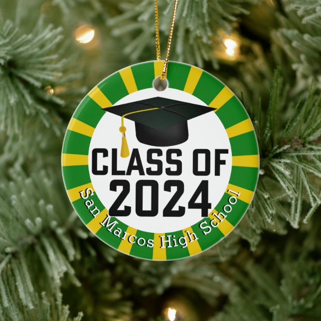 Class of 2024 Alumni  Ceramic Ornament (Tree)