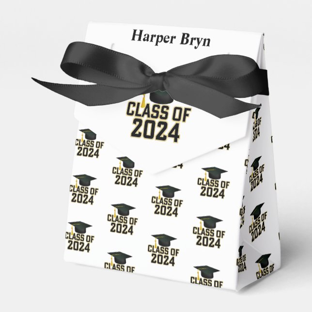 Class of 2024 Alumni  Favor Boxes (Front Side)