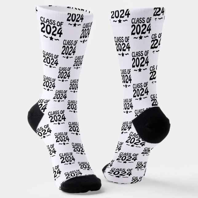 Class of 2024 Alumni  Socks (Angled)