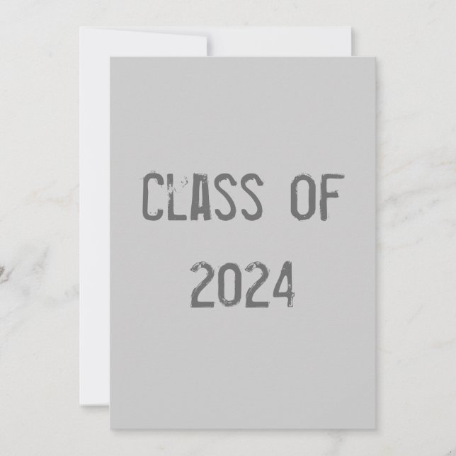 Class of 2024 announcement (Front)