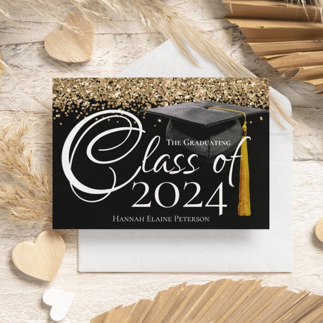 Class of 2024 Black Graduation Announcement