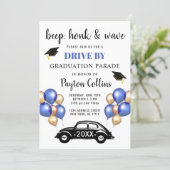 Class of 2024 DRIVE BY PHOTO Graduation Party Invitation (Standing Front)
