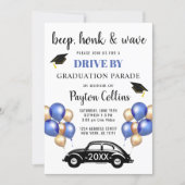 Class of 2024 DRIVE BY PHOTO Graduation Party Invitation (Front)