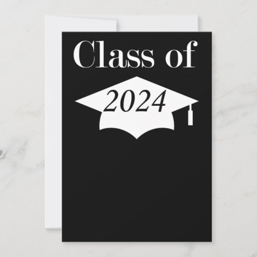 Class of 2024 Grad Party Invitation