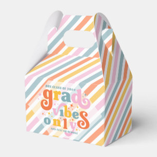 Class Of 2024 Grad Vibes Only Graduation Party Favor Boxes