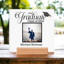 Class of 2024 Graduate Script Custom Picture Ledge