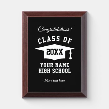 Class Of 2024 Graduation Award Plaques For Student by logotees at Zazzle