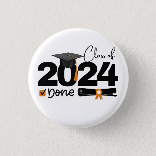 Class Of 2024 Graduation Button