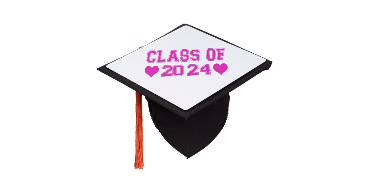 Class Of 2024 Graduation Cap Topper Zazzle