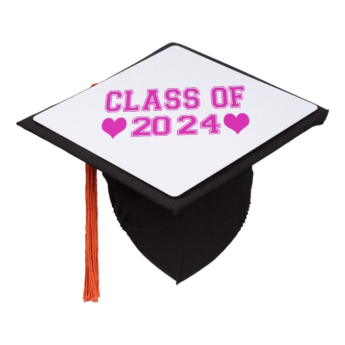 Class Of 2024 Graduation Cap Topper | Zazzle.com
