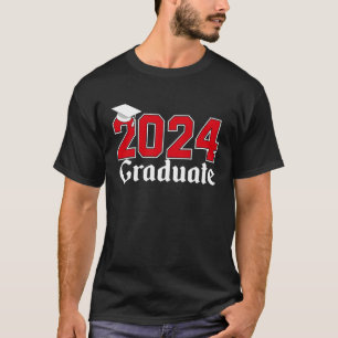 Class Of 2024 Graduation College High School Gradu T-Shirt