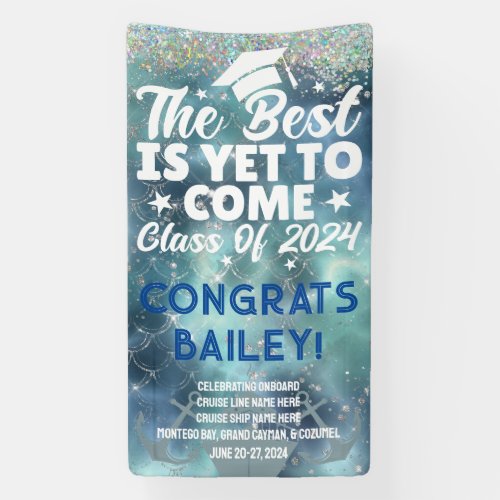 Class of 2024 Graduation Cruise Door Banner