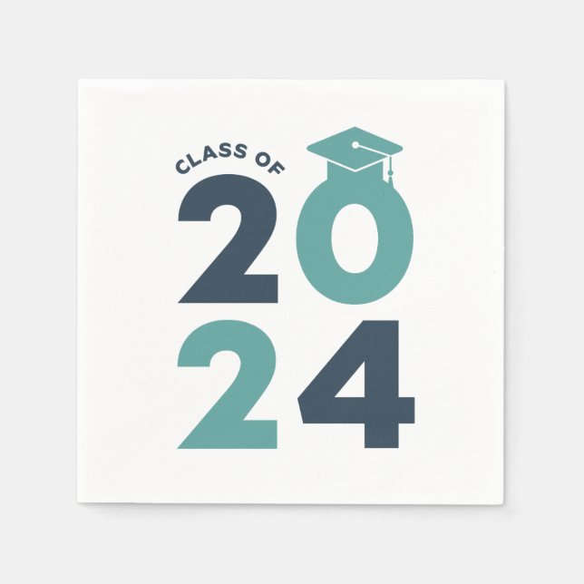 Class of 2024 Graduation design Napkins (Front)