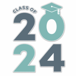 Class of 2024 Graduation design Sticker