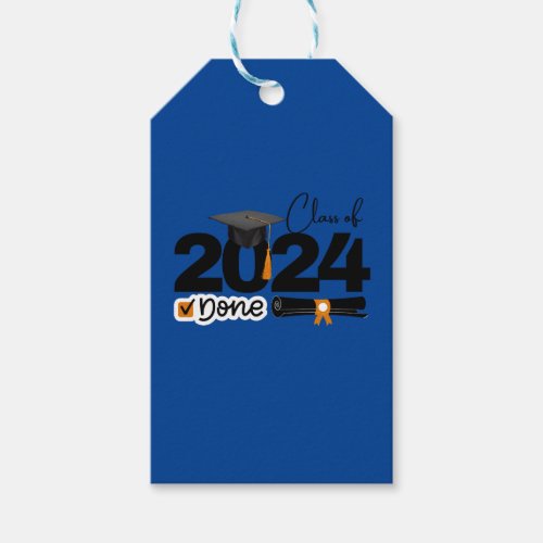Class Of 2024 Graduation Gift Tags
