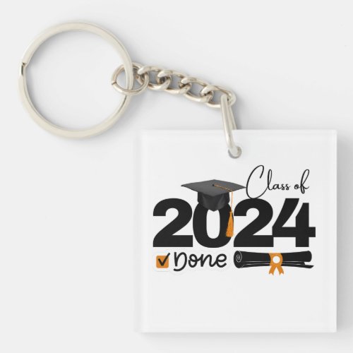 Class Of 2024 Graduation Keychain