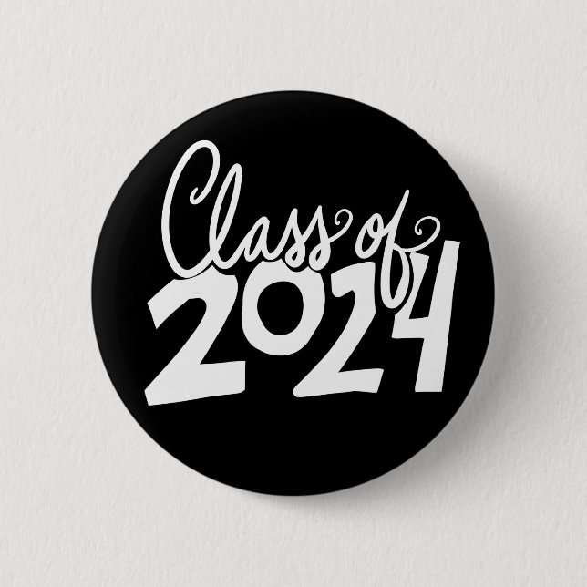 Class of 2024 Graduation Open House Senior         Button (Front)