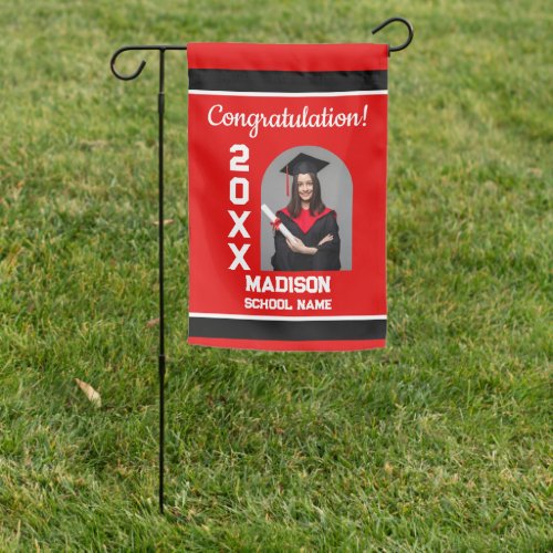 Class of 2024 Graduation Party Congrats Graduate Garden Flag