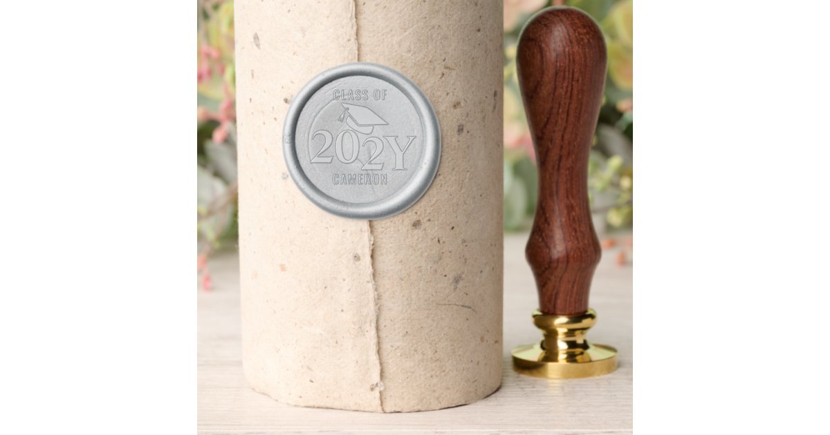 Class of 2024 Graduation Personalized Wax Seal Stamp | Zazzle